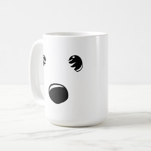 Westie Terrier Face Mug (Devant gauche)