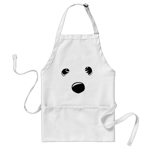 Westie Terrier Face Schort (Voorkant)