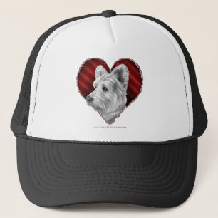 Westie Terrier met hart Trucker Pet