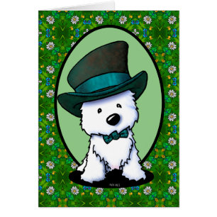 Westie Terriër Saint Paddy's Day