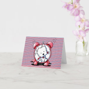 Westie Time KiniArt Kaart