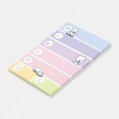 Westie Wekelijkse Planner Post-it® Notes (Schuin)
