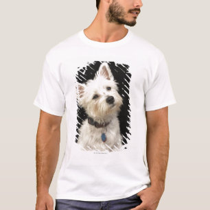 Westie (West Highland shiier) met halsband T-shirt