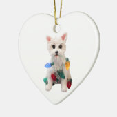 Westie West Highland White Terrier Dog Ornament (Links)