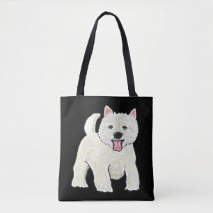Westie West Highland White Terrier Draagtas