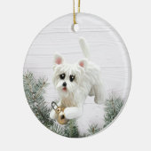 Westie West Highland White Terrier Ornament (Links)