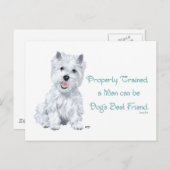 Westie Wisdom Briefkaart (Voorkant / Achterkant)