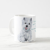 Westie Wisdom - Influent? Koffiemok (Voorkant links)