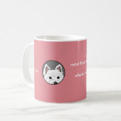 Westie Wuv vous aimez la tasse (Devant gauche)