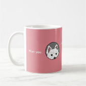 Westie Wuv vous aimez la tasse (Gauche)