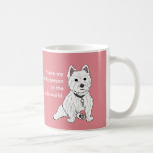 Westie Wuv vous aimez la tasse