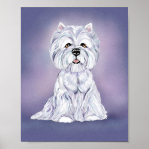 Westie Zit Poster