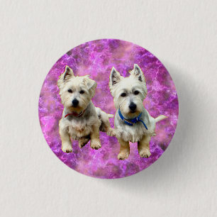 Westies Button. Ronde Button 3,2 Cm