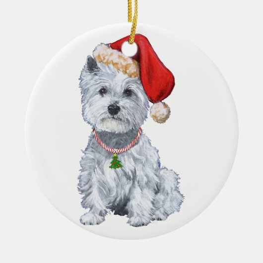 Westies Kerst Ornament (Voorkant)