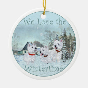 Westies Kerst Ornament