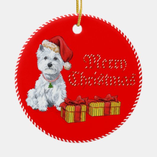 Westies Kerst Ornament (Voorkant)