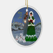 Westies Kerst Ornament (Rechts)