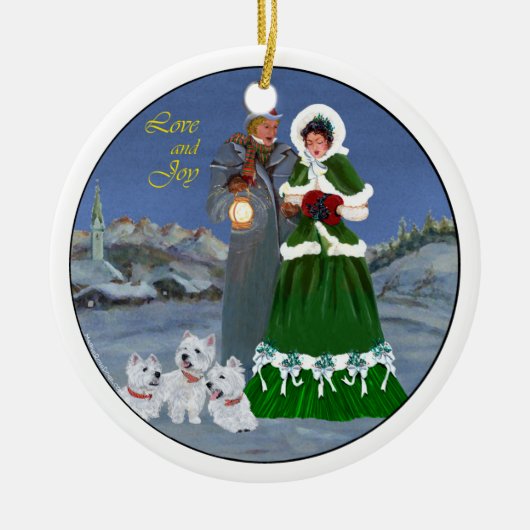 Westies Kerst Ornament (Voorkant)
