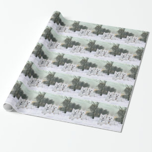 Westies Kerstvreugde Cadeaupapier