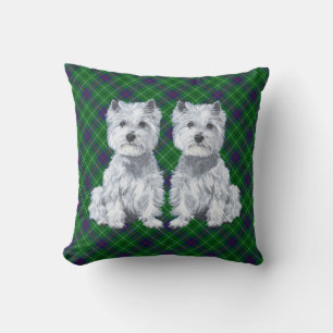 Westies op Tartan KUSSEN