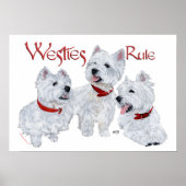 Westies-regel! Poster (Voorkant)