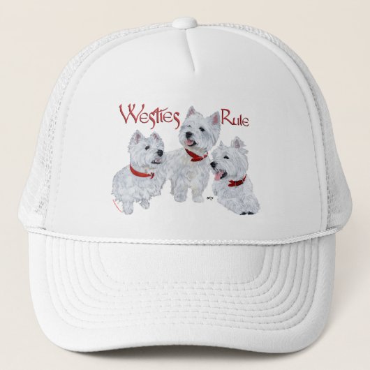 Westies-regel! Trucker Pet (Voorkant)