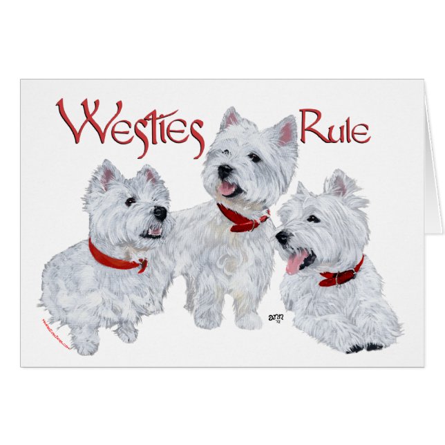 Westies regeren! (Voorkant Horizontaal)