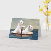 Westies Set Sail Kaart (Gele Bloem)