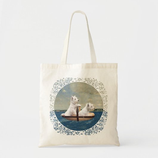 Westies Set Sail Tote Bag (Voorkant)