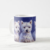 Westies - Terriers West Highland Koffiemok (Voorkant links)