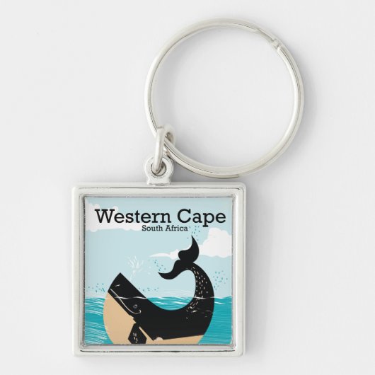 Westkaap Zuid-Afrika Sleutelhanger (Voorkant)