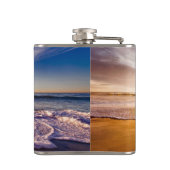 Westkust Beste kust- Strand Heupfles (Achterkant)