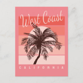 westkust van californië briefkaart