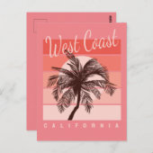westkust van californië  briefkaart (Voorkant / Achterkant)