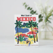  westkust van Mexico Briefkaart (Staand voorkant)