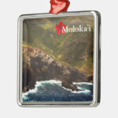 westkust van Moloka'i Metalen Ornament (Links)