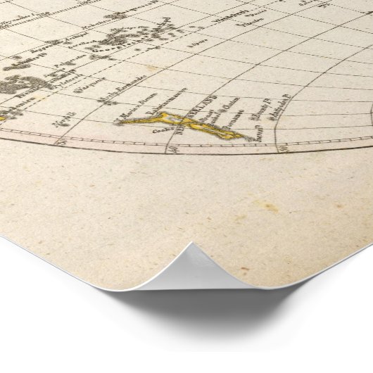 Westl Halbkugel Poster (Hoek)