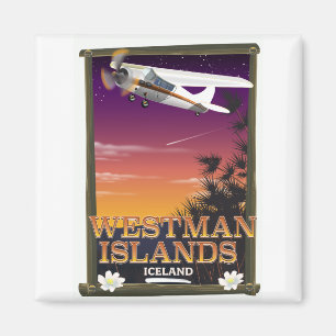 Westman Islands IJsland reisposter Magneet