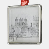 Westminster, 1860 metalen ornament (Links)