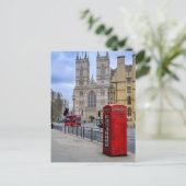 Westminster Abbey, Briefkaart in Londen (Staand voorkant)