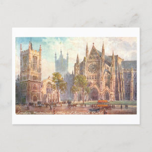 Westminster Abbey  Briefkaart Londen