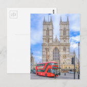 Westminster Abbey, Briefkaart Londen (Voorkant / Achterkant)