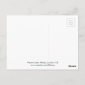 Westminster Abbey, Briefkaart Londen (Achterkant)