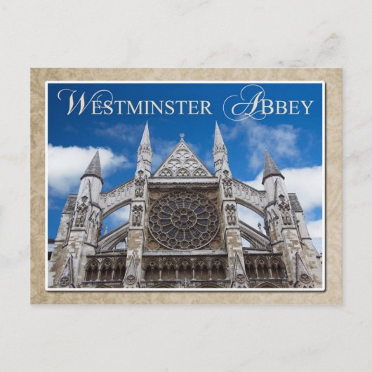 Westminster Abbey, Londen, Engeland Briefkaart (Voorkant)