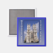 Westminster Abbey Londen Engeland Magnet Magneet (Voorkant / Achterkant)
