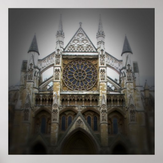 Westminster Abbey - Londen - Square Poster (Voorkant)