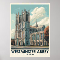 Westminster Abbey Londen Vintage Travel