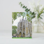 Westminster Abbey London Briefkaart Verenigd Konin (Staand voorkant)