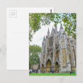 Westminster Abbey London Briefkaart Verenigd Konin (Voorkant / Achterkant)