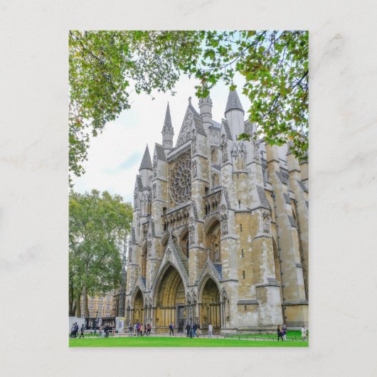 Westminster Abbey London Briefkaart Verenigd Konin (Voorkant)
